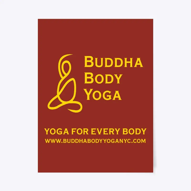 Buddha Body Yoga Logo wall hanging