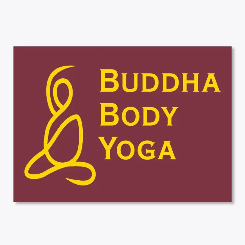 Buddha Body Yoga Logo sticker