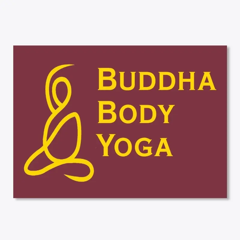 Buddha Body Yoga Logo sticker